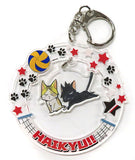 Kenma Cat Kuroo Cat Haikyu!! Burarin Acrylic Keychain Collection Key Chain [USED]