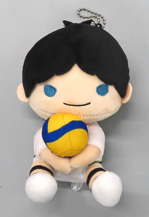 Tobio Kageyama Schweiden Adlers Ver. Haikyu!! Receive Plush Toy Mascot Key Chain [USED]