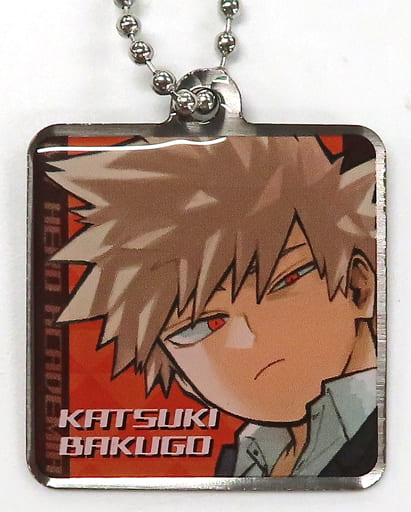 My Hero Academia Katsuki Bakugo Metal Charm Included with Castella Cake in Special Drawer Box Charm [USED]