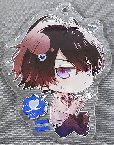 Aiji Yanagi Color x Malice Trading Acrylic Key Chain Blowing a kiss Ver. Key Chain [USED]