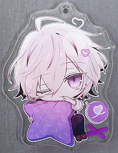 Kei Okazaki Color x Malice Trading Acrylic Key Chain Blowing a kiss Ver. Key Chain [USED]