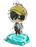 Rin Itoshi Blue Lock Trading Acrylic Stand Key Chain Animax Cafe+ Limited Key Chain [USED]