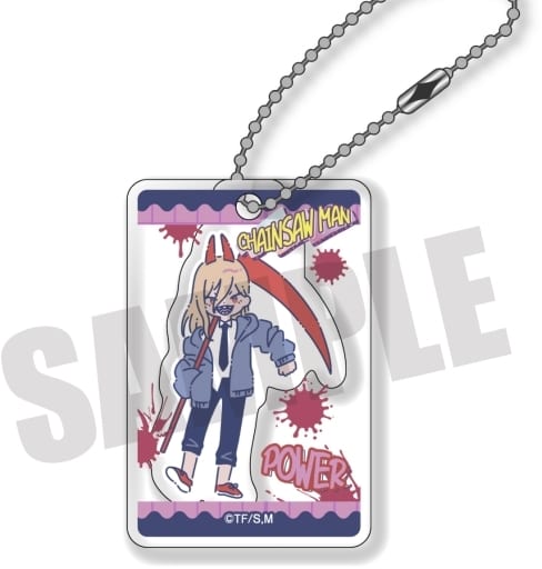 Chainsaw Man Power C Retopop 3D Acrylic Keychain Keychains [USED]