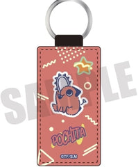 Chainsaw Man Pochita E Retopop Leather Keychain Keychains [USED]