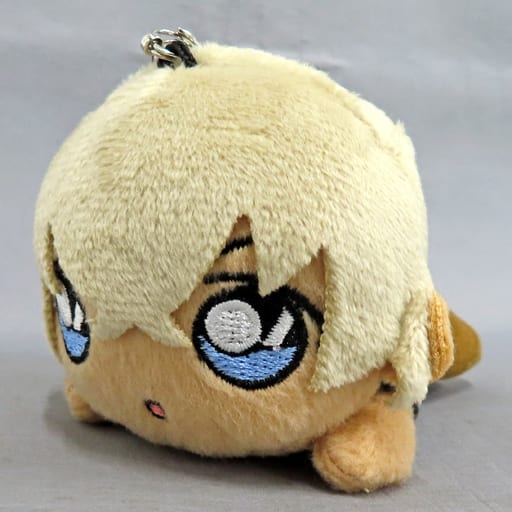 Toru Amuro Detective Conan Lying Plush Toy Petit Vol.3 Resale Version Key Ring [USED]