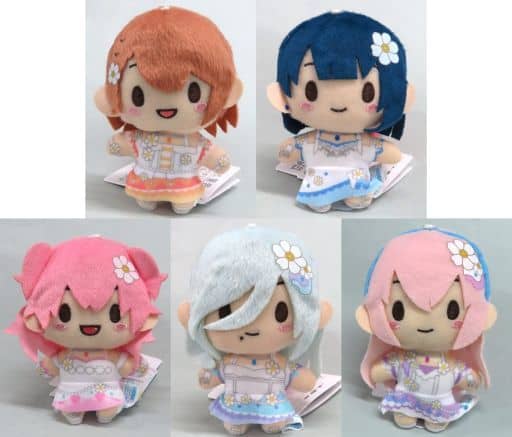 Airi Momoi, etc. Hatsune Miku: Colorful Stage! More Plus Mascot More More Jump! Color of Myself! All 5 Types Set Key Chain [USED]