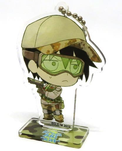 Ritsu Kageyama With Goggles Mob Psycho 100 Season 2 Mini Chara Acrylic Key Chain Stand Collabo Cafe Honpo Limited Key Chain [USED]