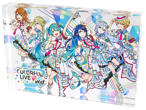 Hatsune Miku, etc. Hatsune Miku: Colorful Stage! Acrylic Block Colorful Live 2nd: Will Limited Acrylic Stands [USED]