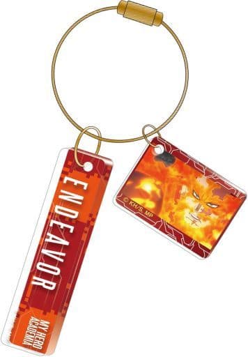 My Hero Academia Endevor Memorial Acrylic Plate Collection Part 3 Keychains [USED]