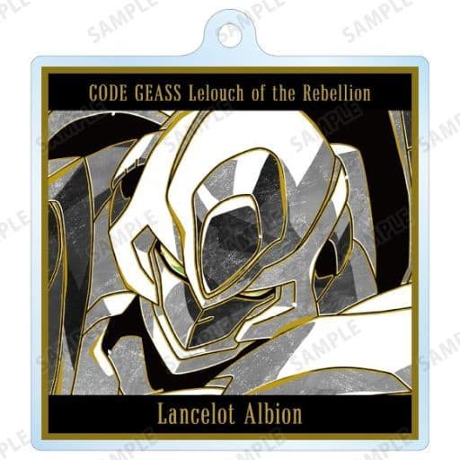 Lancelot Albion Code Geass: Lelouch of the Rebellion Ani-Art Black Label Trading Acrylic Key Chain Key Chain [USED]