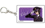 Lelouch Lamperouge Beside Code Geass: Lelouch of the Rebellion Acrylic Keychain 07 Station Staff Ver. Newly Drawn Key Chain [USED]