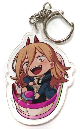 Chainsaw Man Power Trading Acrylic Keychains Tokyo Dome City Attractions The Best Memories Ever Limited Keychains [USED]