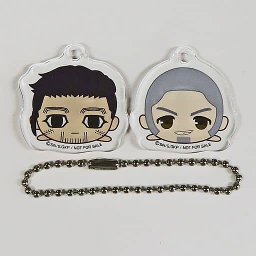 Shiraishi Yoshitake Hyakunosuke Ogata Golden Kamuy Gororin Mascot Acrylic Key Chain animate Limited Box Purchase Privilege Key Chain [USED]