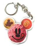 Mickey Disney Ice Cream Motif Key Chain Tokyo Disney Resort Limited Key Ring [USED]