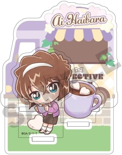 Ai Haibara Detective Conan Charapeko Drink Ver. Diorama Acrylic Stand Acrylic Stand [USED]