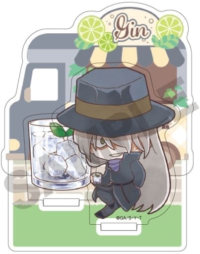 Gin Detective Conan Charapeko Drink Ver. Diorama Acrylic Stand Acrylic Stand [USED]