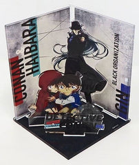 Conan Edogawa Ai Haibara Gin Detective Conan Acrylic Diorama Face to Fate Ver. Acrylic Stand [USED]