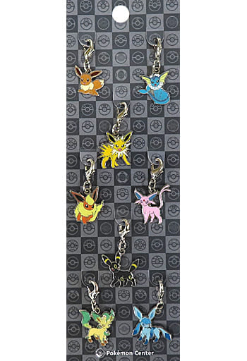 Eevee, etc. Pokemon National Pokedex Metal Charm Pokemon Center Limited Charm [USED]