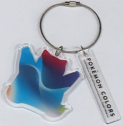 Snorlax Pokemon Acrylic Keychain Experience-Based Exhibition Pokemon Colors Limited Key Chain [USED]