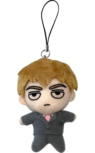 Arataka Reigen B Mob Psycho 100 III Plush Strap Key Chain [USED]