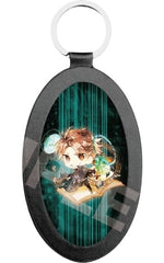 Shusei Kagari 04 Psycho-Pass Charaderu Art Leather Key Chain Key Chain [USED]