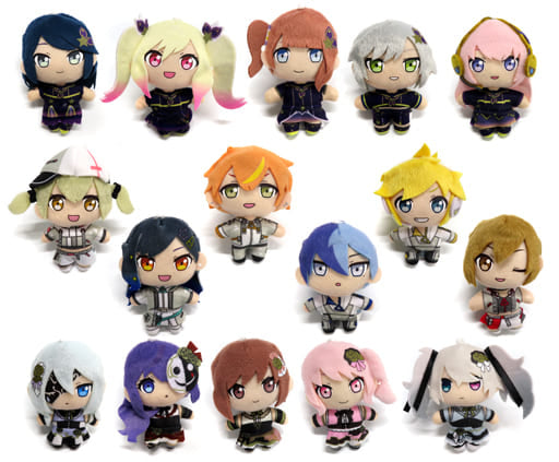 Ichika Hoshino, etc. Project Sekai Colorful Stage! Feat. Hatsune Miku Sega Lucky Kuji Vol.2 Prize B All 16 Types Set Key Ring [USED]