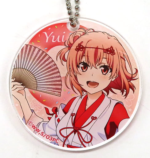 Yui Yuigahama Mikagura Trio My Teen Romantic Comedy SNAFU Climax! Acrylic Key Chain Mikagura Trio in Atre Akihabara Limited Anisugar Donuts Included Key Chain [USED]