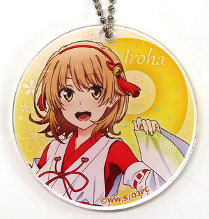 Iroha Isshiki Mikagura Trio My Teen Romantic Comedy SNAFU Climax! Acrylic Key Chain Mikagura Trio in Atre Akihabara Limited Anisugar Donuts Included Key Chain [USED]