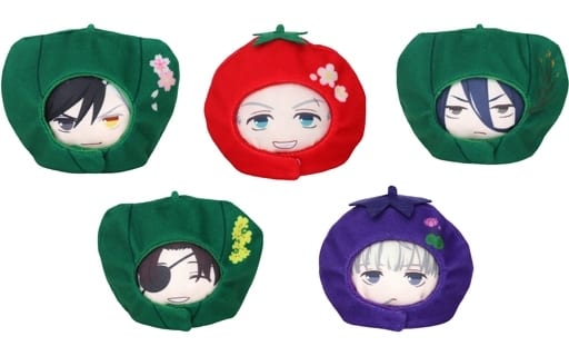 Haruka Sakura, etc. Wind Breaker Anizukin All 5 Types Set Key Ring [USED]