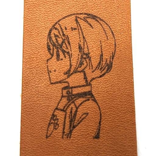 Ena Saitou Laid-Back Camp Leather Holder Key Chain [USED]