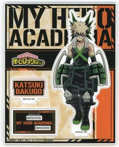 My Hero Academia Katsuki Bakugo Acrylic Stand Green Heroes Season 6 Broadcast Commemorative Fair at Tokyu Hands Exclusive Acrylic Stands [USED]