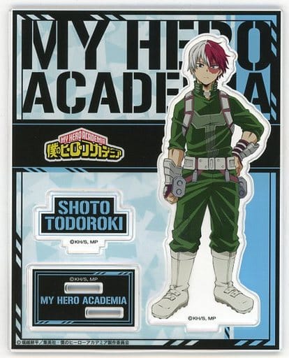 My Hero Academia Shoto Todoroki Acrylic Stand Green Heroes Season 6 Broadcast Commemorative Fair at Tokyu Hands Exclusive Acrylic Stands [USED]