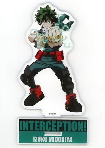 My Hero Academia Izuku Midoriya Acrylic Stand Interception! PLUS ULTRA SQUARE at Shinsaibashi OPA Exclusive Acrylic Stands [USED]