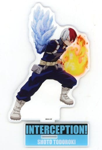 My Hero Academia Shoto Todoroki Acrylic Stand Interception! PLUS ULTRA SQUARE at Shinsaibashi OPA Exclusive Acrylic Stands [USED]