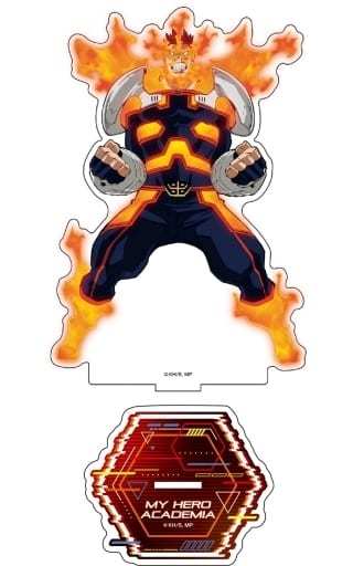 My Hero Academia Endevor Newly Illustrated Big Acrylic Stand Battle Ver. Acrylic Stands [USED]