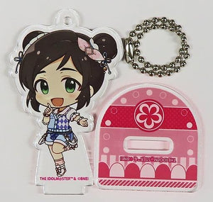 Yao Feifei THE IDOLM@STER Cinderella Girls Trading Acrylic Stand Key Chain Vol.1 Collaboration Cafe Powered By Animax Cafe+ First Half Limited Key Chain [USED]