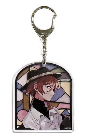 Chuuya Nakahara Harukawa 35 Illustrations Bungo Stray Dogs Acrylic Key Chain Key Chain [USED]