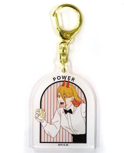 Chainsaw Man Power Acrylic Keychain Chainsaw Man Cafe Limited Keychains [USED]
