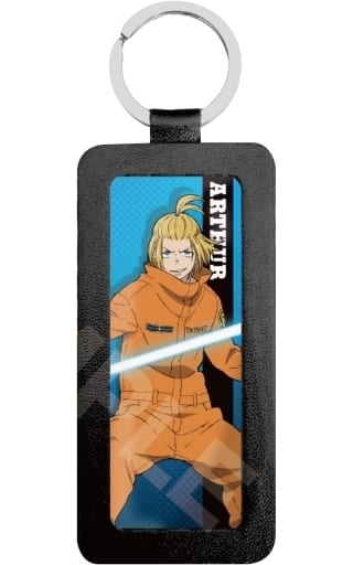 Fire Force Arthur Boyle 2 Leather Keychain Keychains [USED]