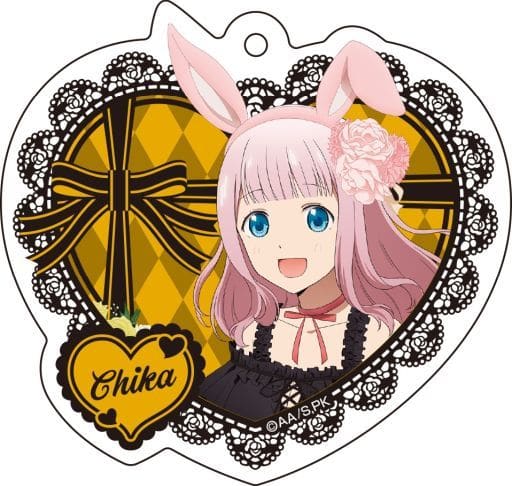 Chika Fujiwara 2 Kaguya-sama: Love is War - The First Kiss That Never Ends Newly-Drawn Acrylic Key Ring Key Chain [USED]