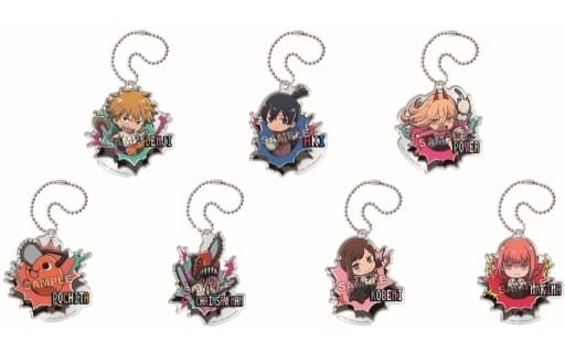Chainsaw Man Denji & Others Buchimas! Daily Life Acrylic Keychain All 7 Types Set Keychains [USED]