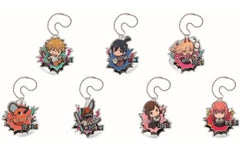 Chainsaw Man Denji & Others Buchimas! Daily Life Acrylic Keychain All 7 Types Set Keychains [USED]