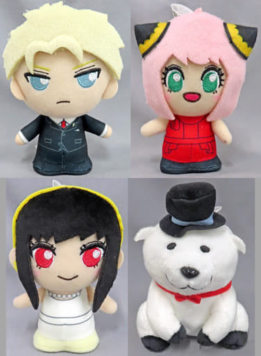 Yor Forger, etc. SPY x FAMILY Moipon More Plus Mascot Vol.3 All 4 Types Set Key Chain [USED]