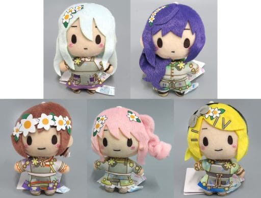 Kanade Yoisaki, etc. Hatsune Miku: Colorful Stage! More Plus Mascot 25-ji, Night Code de. Instatiable Pale Color All 5 Types Set Key Chain [USED]