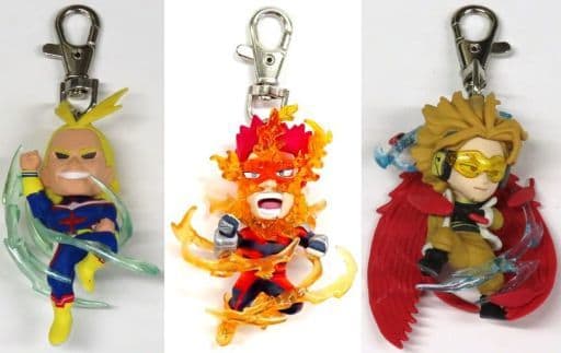 My Hero Academia All Might & Others Figure Keychain Vol.2 All 3 Types Set Keychains [USED]