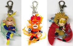 My Hero Academia All Might & Others Figure Keychain Vol.2 All 3 Types Set Keychains [USED]