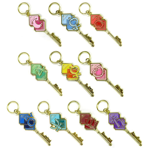 Usagi Tsukino, etc. Pretty Guardians Sailor Moon Cosmos the Movie Ichiban Kuji Key Motif Charm Antique Style Prize E All 10 Types Set Charm [USED]