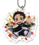 Tanjiro Kamado Demon Slayer: Kimetsu no Yaiba Local Illustration Aichi Acrylic Charms Aichi Venue Limited Ver. Total Concentration Exhibition Mugen Train & Entertainment District Arc Limited Charm [USED]