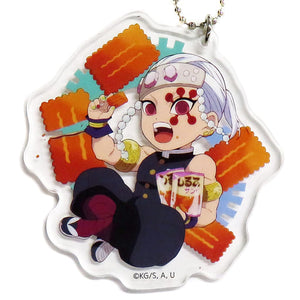 Tengen Uzui Local Illustration Aichi Demon Slayer: Kimetsu no Yaiba Mugen Train & Entertainment District Arc Acrylic Charms Total Concentration Exhibition Aichi Venue Limited Charm [USED]