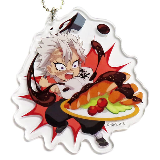 Sanemi Shinazugawa Demon Slayer: Kimetsu no Yaiba Local Illustration Aichi Acrylic Charms Aichi Venue Limited Ver. Total Concentration Exhibition Mugen Train & Entertainment District Arc Limited Charm [USED]
